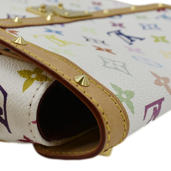 LOUIS VUITTON Sologne Multicolor Monogram Canvas Crossbody Bag White