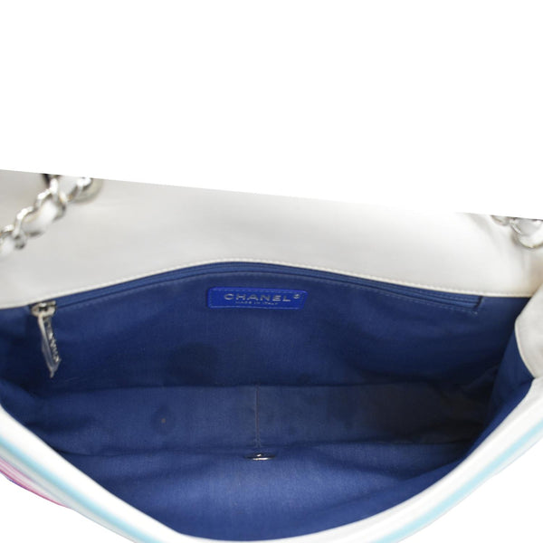 CHANEL Venise Biarritz Flap Mixed Fibers Shoulder Bag Multicolor