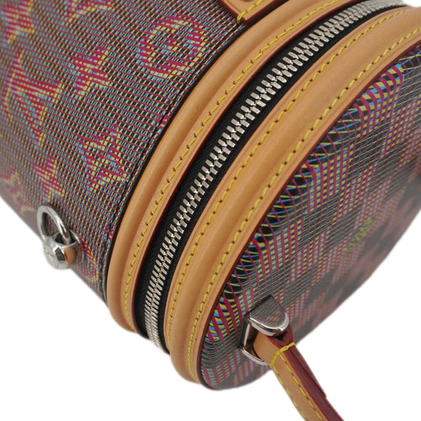 LOUIS VUITTON Cannes LV Pop Canvas Shoulder Bag Brown