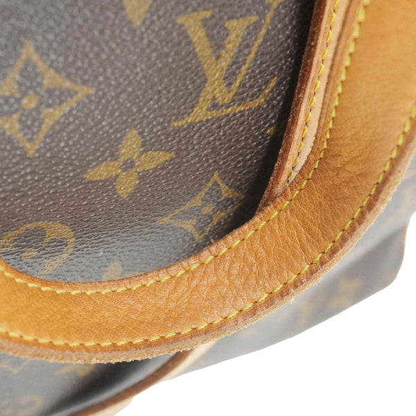 LOUIS VUITTON Cabas Mezzo Monogram Canvas Tote Bag Brown