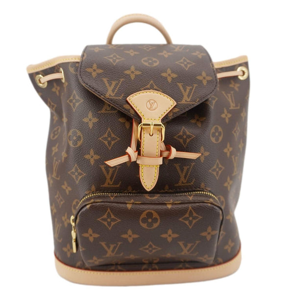 LOUIS VUITTON Montsouris Monogram Canvas Backpack Brown
