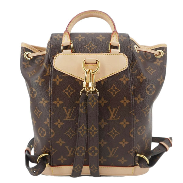 LOUIS VUITTON Montsouris Monogram Canvas Backpack Brown