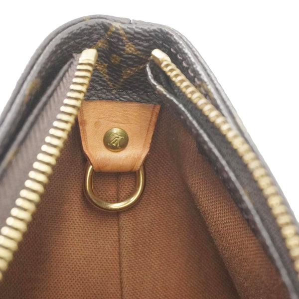 LOUIS VUITTON Cabas Mezzo Monogram Canvas Tote Bag Brown