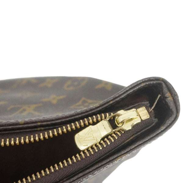 LOUIS VUITTON Cabas Mezzo Monogram Canvas Tote Bag Brown