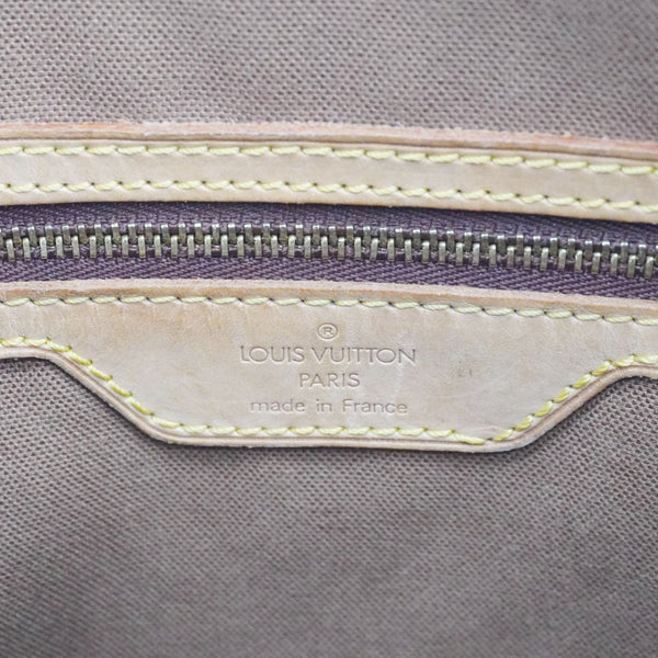 LOUIS VUITTON Cabas Mezzo Monogram Canvas Tote Bag Brown