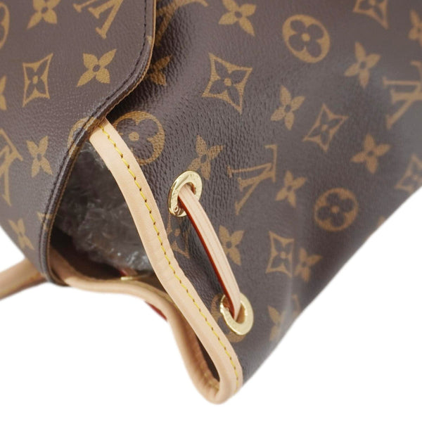 LOUIS VUITTON Montsouris Monogram Canvas Backpack Brown