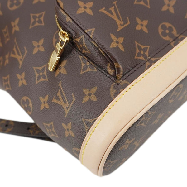 LOUIS VUITTON Montsouris Monogram Canvas Backpack Brown