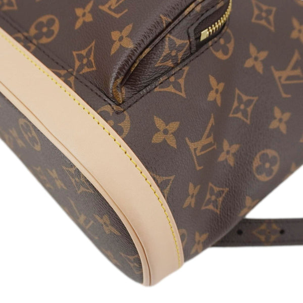 LOUIS VUITTON Montsouris Monogram Canvas Backpack Brown