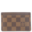 LOUIS VUITTON Damier Ebene Cardholder Brown
