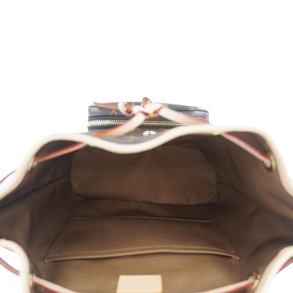 LOUIS VUITTON Montsouris Monogram Canvas Backpack Brown