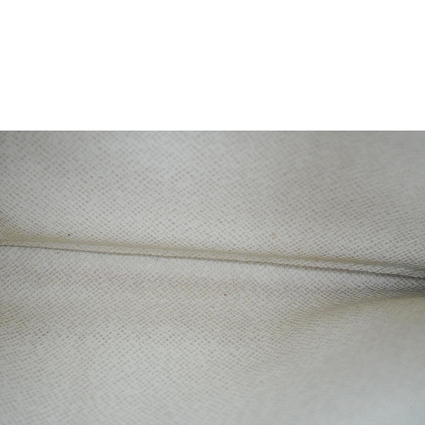 LOUIS VUITTON Porte Tresor Damier Azur Wallet White