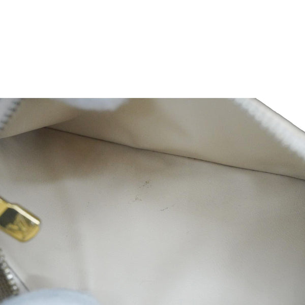 LOUIS VUITTON Porte Tresor Damier Azur Wallet White