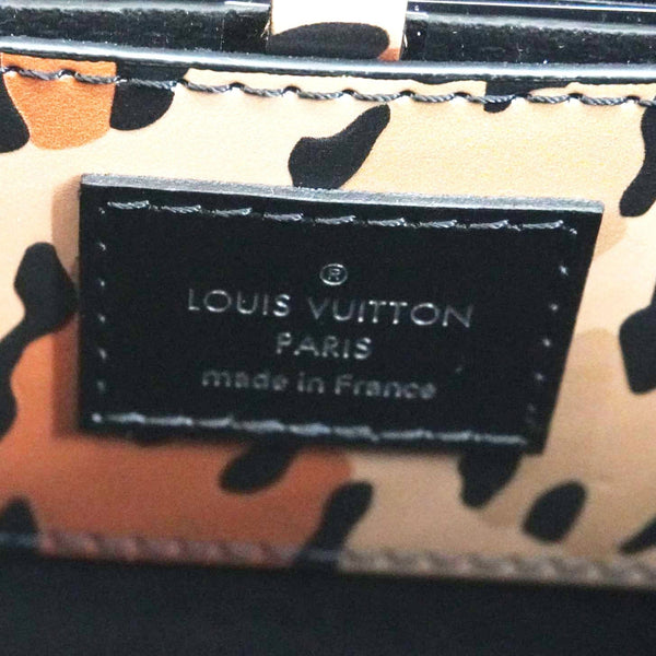 LOUIS VUITTON Twist Leopard Wild Printed Leather Crossbody Bag Multicolor