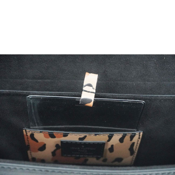 LOUIS VUITTON Twist Leopard Wild Printed Leather Crossbody Bag Multicolor