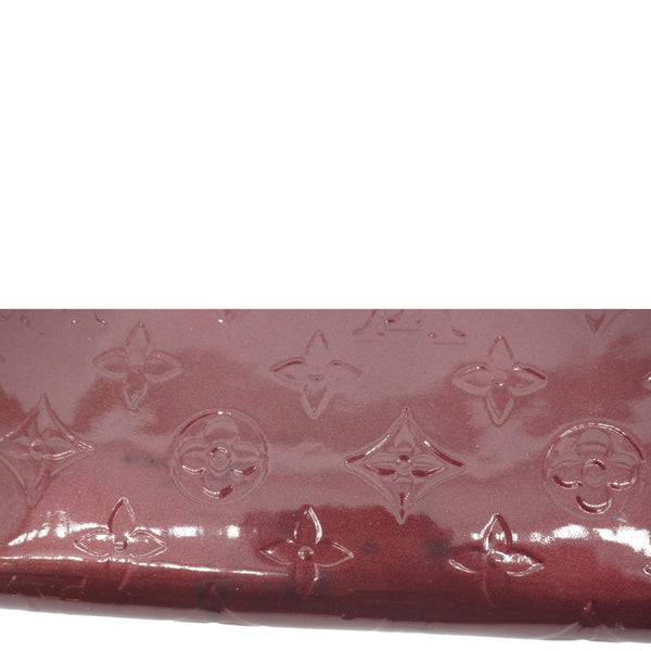 LOUIS VUITTON Monogram Vernis Zippy Wallet Amarante