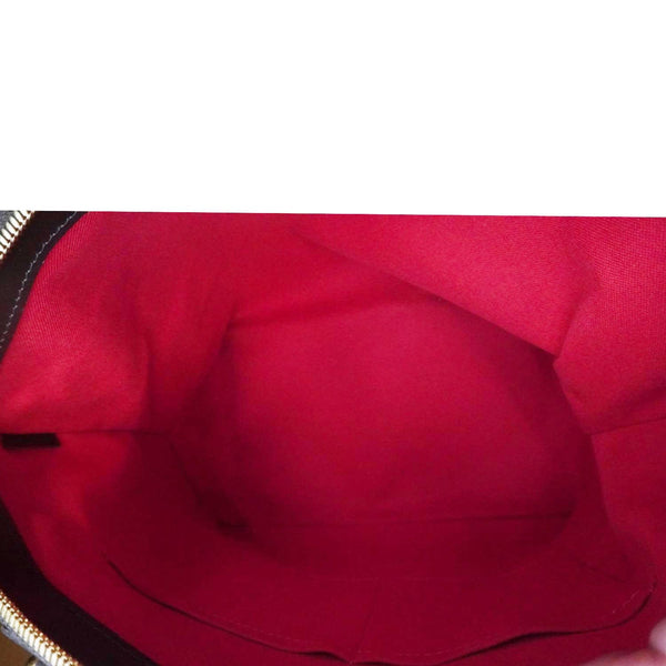 LOUIS VUITTON Verona MM Damier Ebene Shoulder Bag Brown