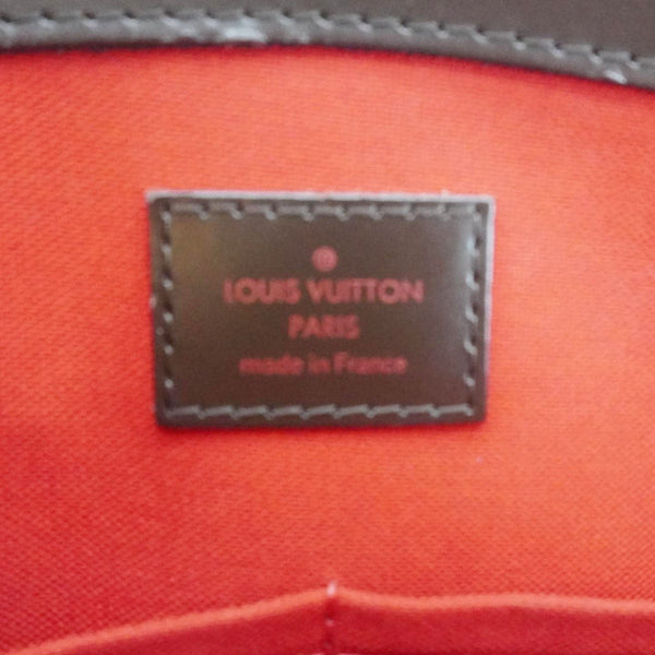 LOUIS VUITTON Verona MM Damier Ebene Shoulder Bag Brown