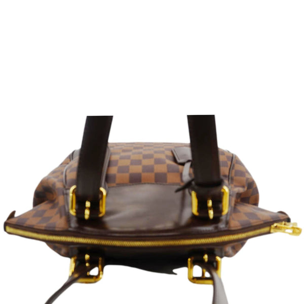 LOUIS VUITTON Verona MM Damier Ebene Shoulder Bag Brown