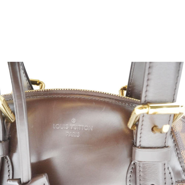 LOUIS VUITTON Verona MM Damier Ebene Shoulder Bag Brown