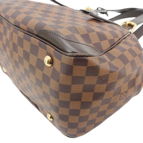 LOUIS VUITTON Verona MM Damier Ebene Shoulder Bag Brown