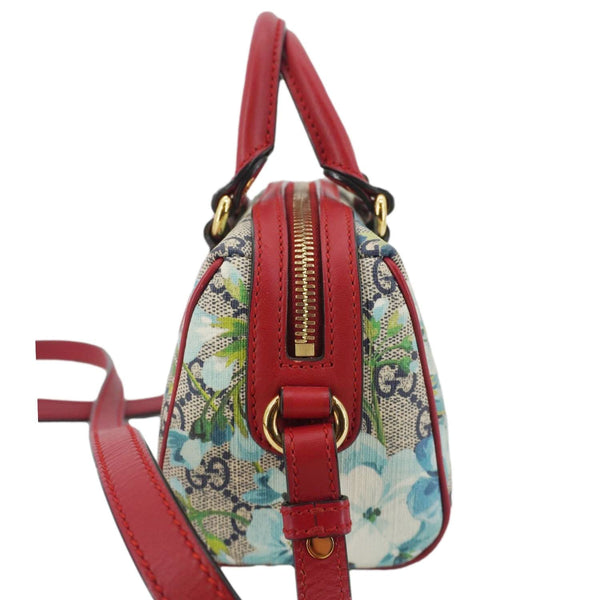 GUCCI Mini Blooms GG Supreme Canvas Top Handle Crossbody Bag Multicolor 546312