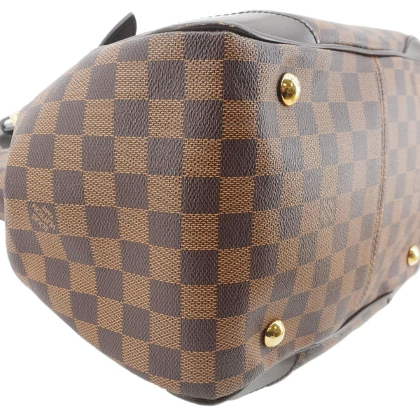LOUIS VUITTON Verona MM Damier Ebene Shoulder Bag Brown