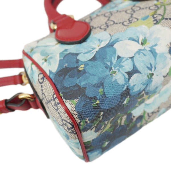 GUCCI Mini Blooms GG Supreme Canvas Top Handle Crossbody Bag Multicolor 546312