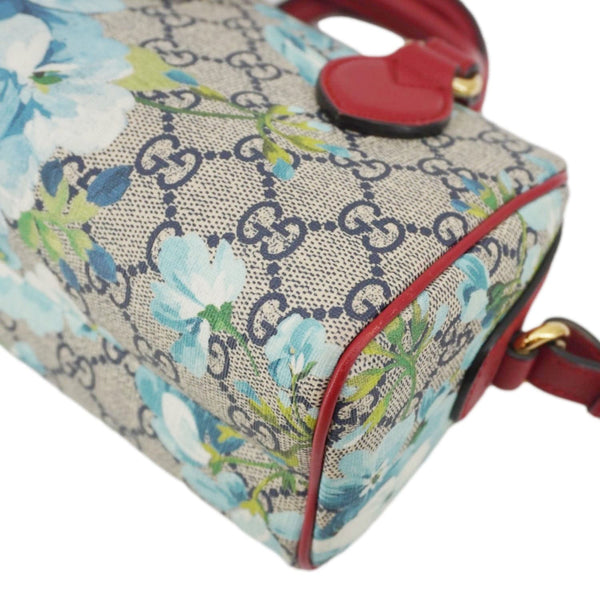 GUCCI Mini Blooms GG Supreme Canvas Top Handle Crossbody Bag Multicolor 546312