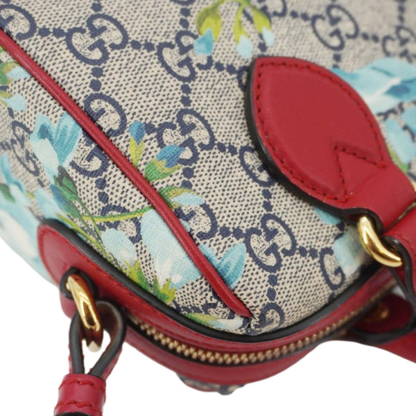 GUCCI Mini Blooms GG Supreme Canvas Top Handle Crossbody Bag Multicolor 546312