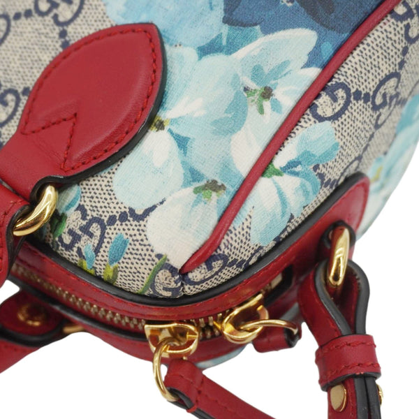 GUCCI Mini Blooms GG Supreme Canvas Top Handle Crossbody Bag Multicolor 546312