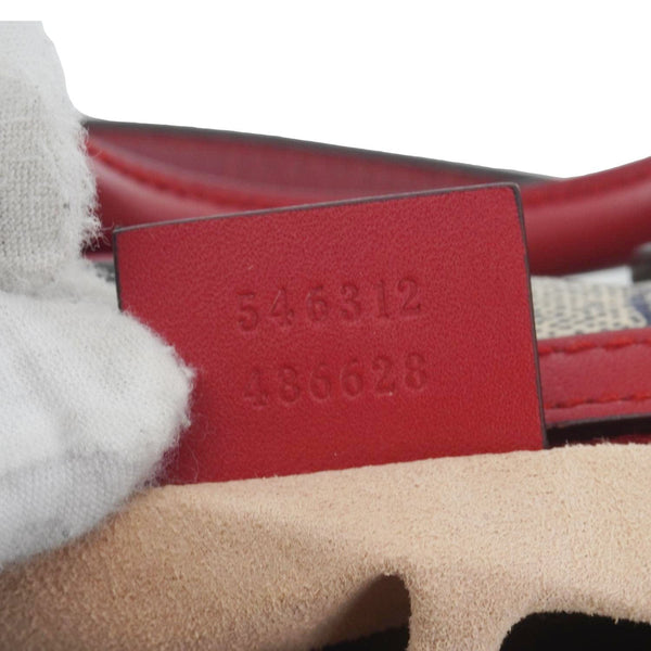 GUCCI Mini Blooms GG Supreme Canvas Top Handle Crossbody Bag Multicolor 546312