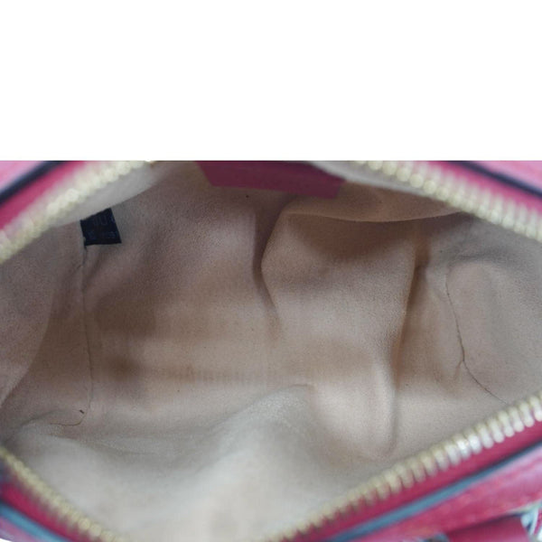 GUCCI Mini Blooms GG Supreme Canvas Top Handle Crossbody Bag Multicolor 546312