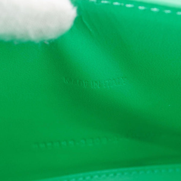 BALENCIAGA Hourglass Leather Tote Crossbody Bag Green