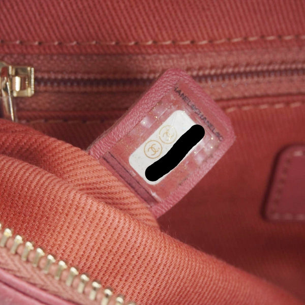 CHANEL Business Affinity Quilted Caviar Leather Belt Bag Pink