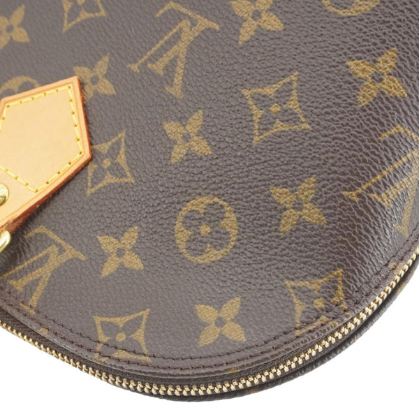 LOUIS VUITTON Alma PM Monogram Canvas Satchel Bag Brown