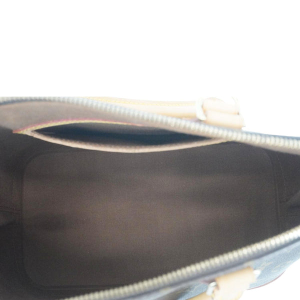 LOUIS VUITTON Alma PM Monogram Canvas Satchel Bag Brown