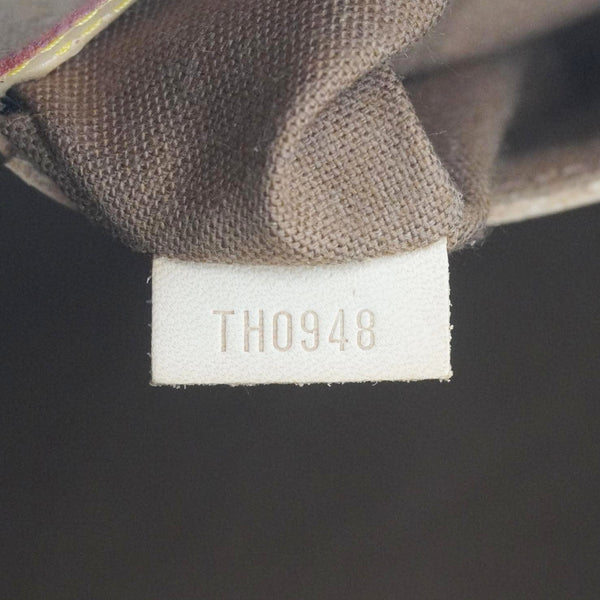 LOUIS VUITTON Alma PM Monogram Canvas Satchel Bag Brown