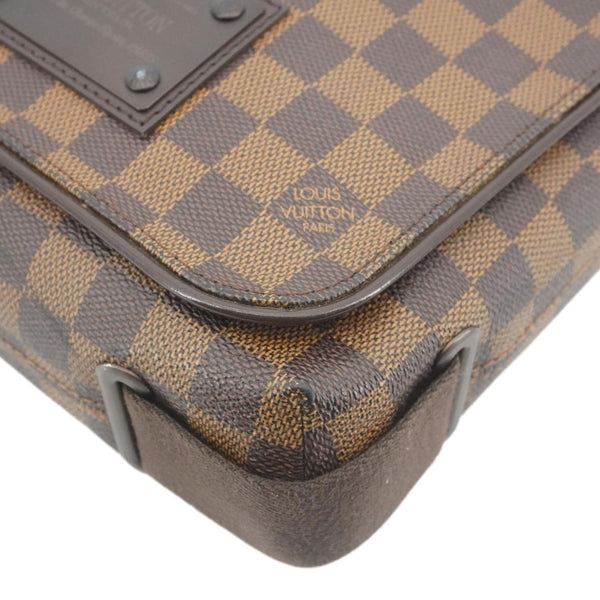LOUIS VUITTON Brooklyn PM Damier Ebene Shoulder Bag Brown