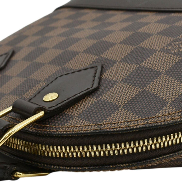 LOUIS VUITTON Alma BB Damier Ebene Satchel Crossbody Bag Brown