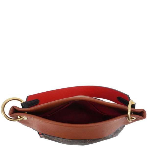 LOUIS VUITTON Tuileries Besace Monogram Canvas Shoulder Bag Brown