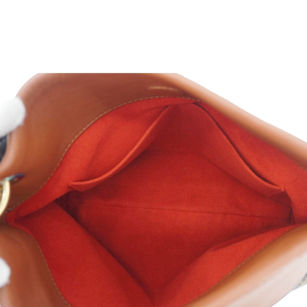 LOUIS VUITTON Tuileries Besace Monogram Canvas Shoulder Bag Brown