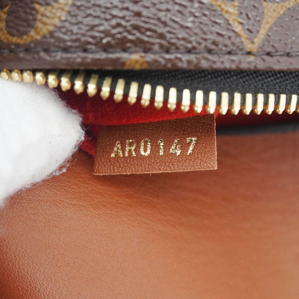 LOUIS VUITTON Tuileries Besace Monogram Canvas Shoulder Bag Brown