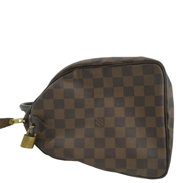 LOUIS VUITTON Speedy 35 Damier Ebene Satchel Bag Brown