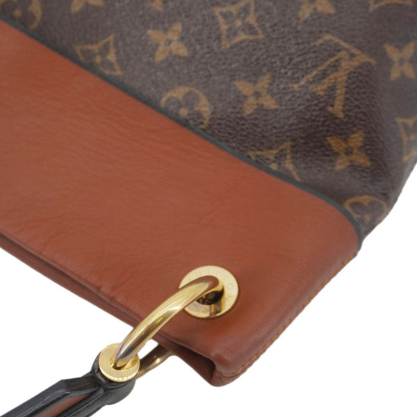 LOUIS VUITTON Tuileries Besace Monogram Canvas Shoulder Bag Brown