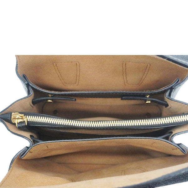 MCM Milla Mini Grained Calfskin Leather Tote Shoulder Bag Black