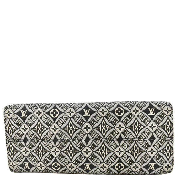 LOUIS VUITTON Onthego GM 1854 Jacquard Tote Bag Grey