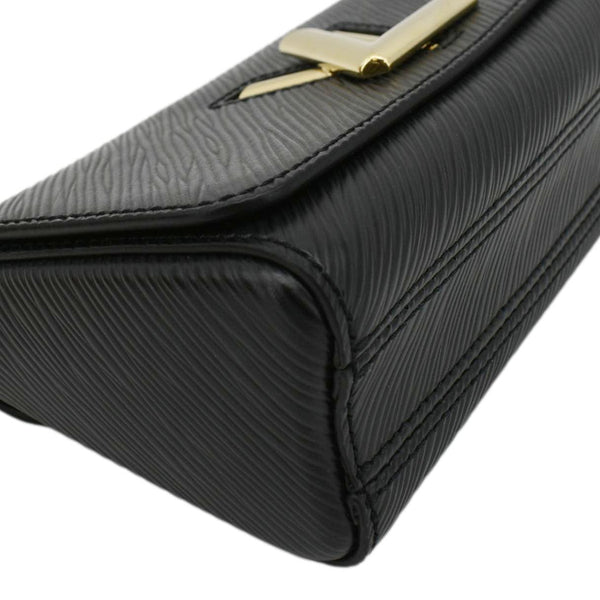 LOUIS VUITTON Twist West Epi Leather Crossbody Pochette Bag Black