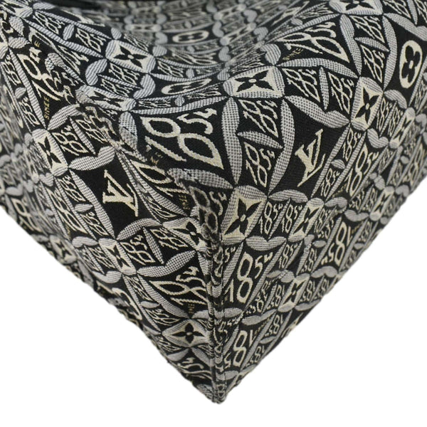 LOUIS VUITTON Onthego GM 1854 Jacquard Tote Bag Grey