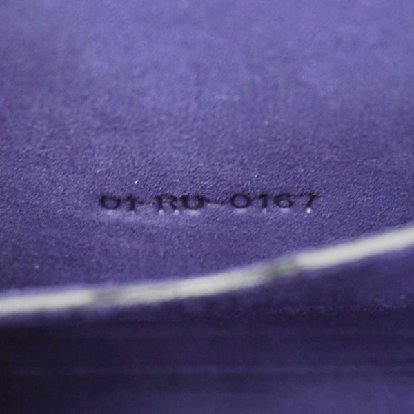 CHRISTIAN DIOR Dior Addict Lockbox Lambskin Leather Crossbody Bag Blue