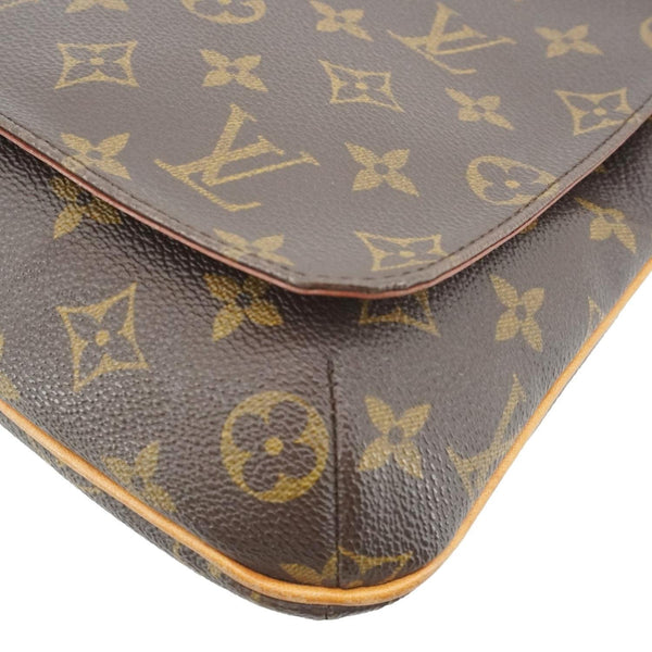 LOUIS VUITTON Musette Salsa Monogram Canvas Crossbody Bag Brown